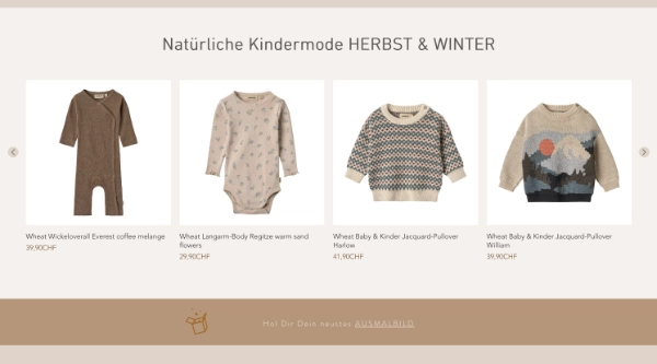 Website NatWol Auswahl