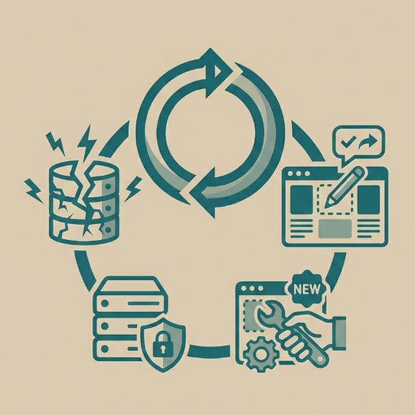 Website-Betreuung 6 Website-Wartung-Notfall